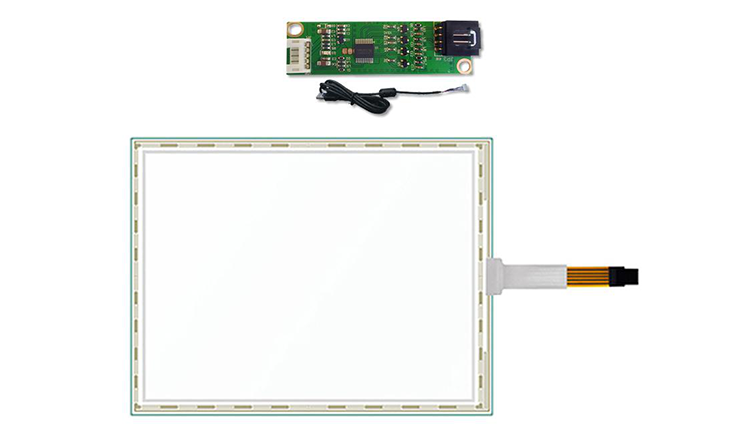 19" LCD Touch Screen Glass - 5 wire (GTT)
