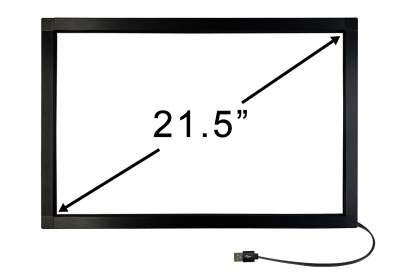 21.5" touch screen overlay