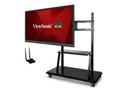 Viewsonic 65" IFP6550-E2 touch screen monitor. with cart and wifi adapter