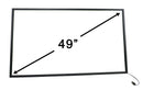 49" OPTIR Touch Screen IP65 Overlay, 049TE-IP65