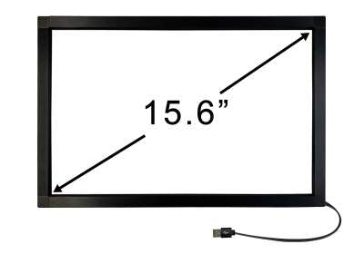 15.6" touch screen overlay