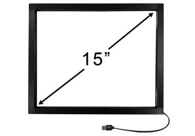 15" touch screen overlay